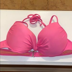 Bright Pink Bikini Top (Push-up)